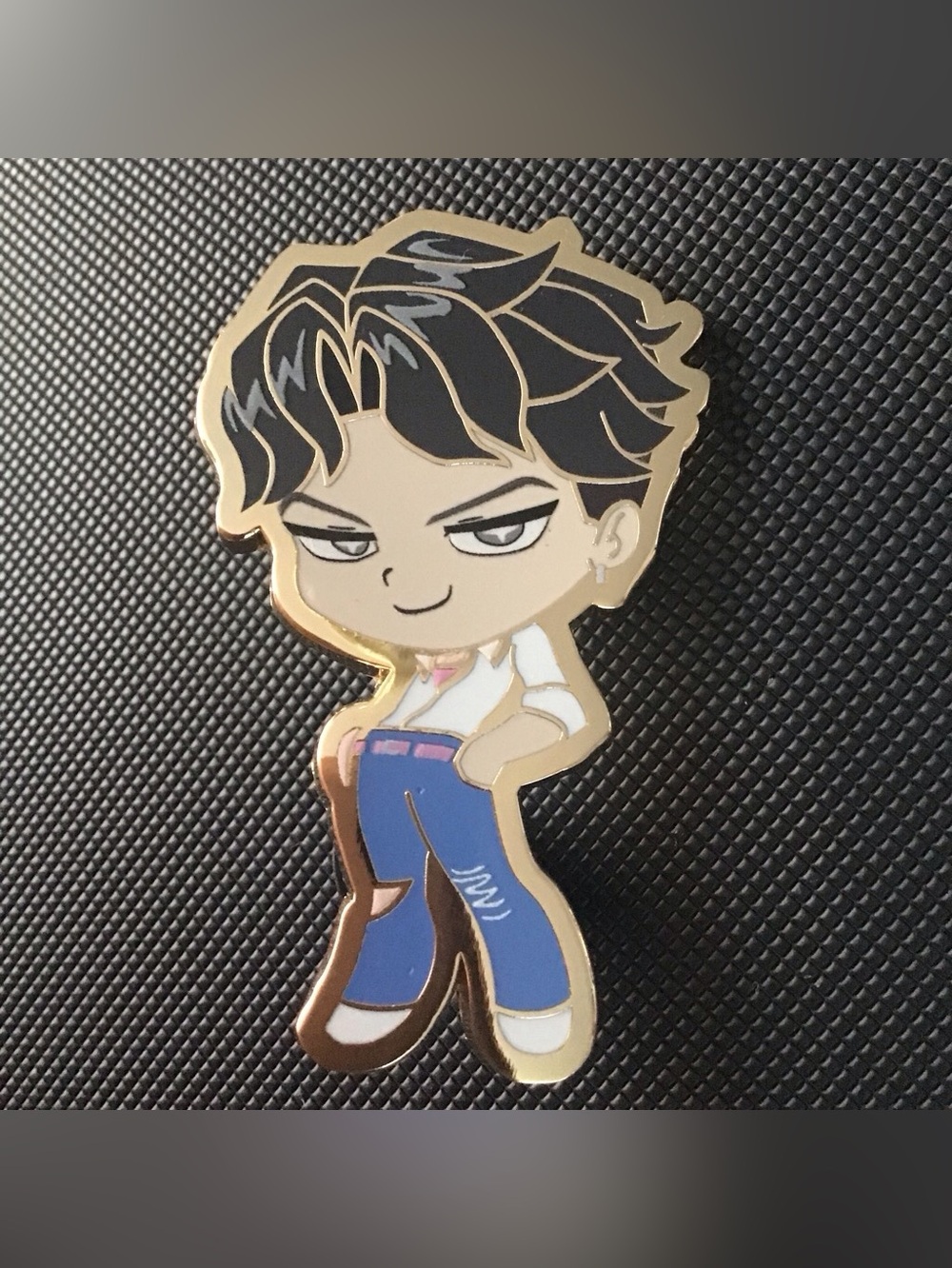 Kpop Demon Hunters LE 250 Jinu Saja Boys Chibi Kawaii Enamel Pin PALM Netflix